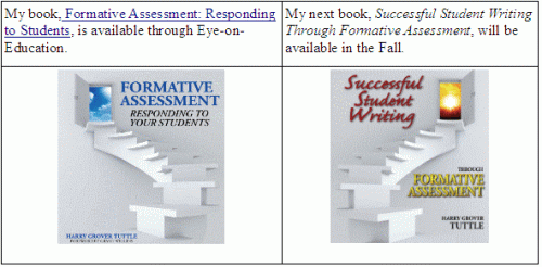 Harry Grover Tuttle's Formative Assessment Books (Overview and Writing)
